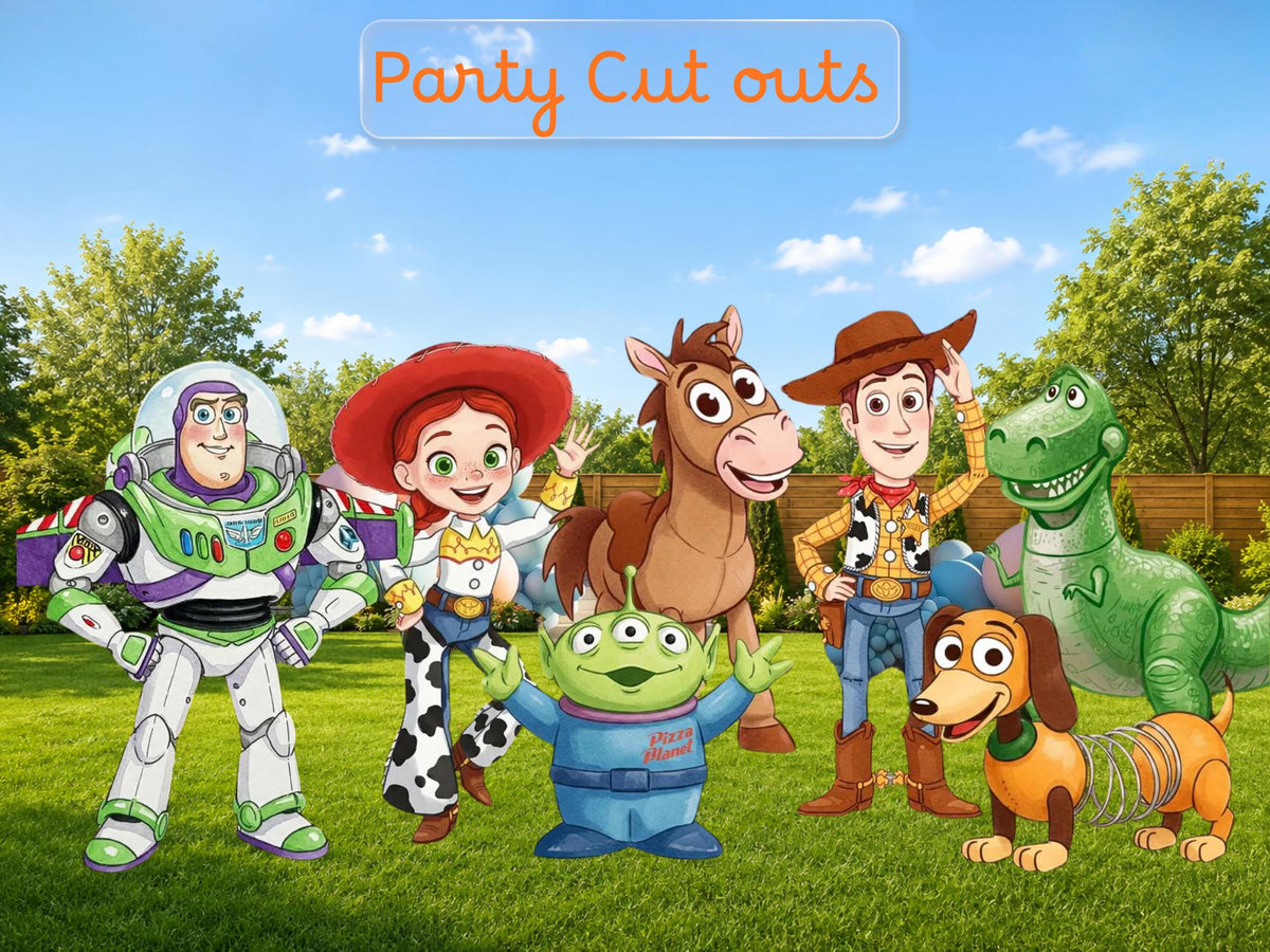 Toys Cutout| Fabric Life Size Cutout,Party Decor, Indoor Outdoor Yard Sign, Photo Prop