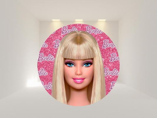 Doll Round Backdrop Cover | Party Backdrop | Fabric Backdrop | Shipping from USA|Stretch Fabric Backdrop