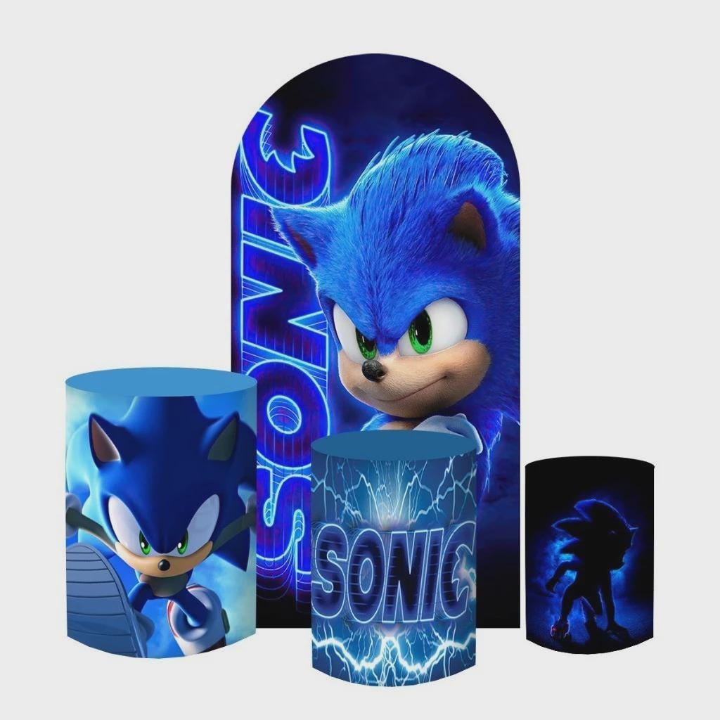 Hedgehog Arch Backdrop Cover, Cylinder Covers | Polyester Fabric, High-Resolution Print|Stretch Fabric Backdrop