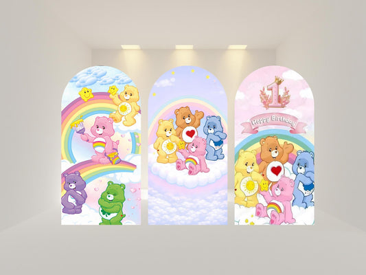 Bears Arch Backdrop Cover | Fabric Backdrop| Ship from USA|Stretch Fabric Backdrop