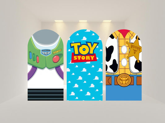 Toys Arch Backdrop Cover | Fabric Backdrop| Ship from USA|Stretch Fabric Backdrop