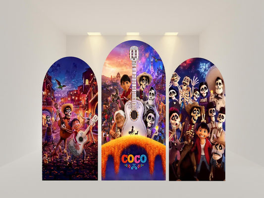Coco Arch Backdrop Cover | Fabric Backdrop| Ship from USA|Stretch Fabric Backdrop