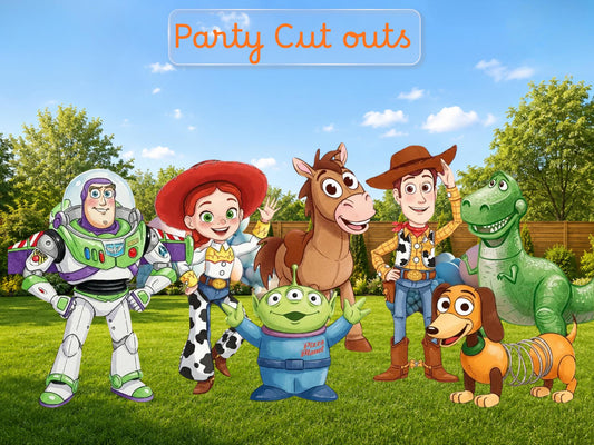 Toys Cutout| Fabric Life Size Cutout,Party Decor, Indoor Outdoor Yard Sign, Photo Prop