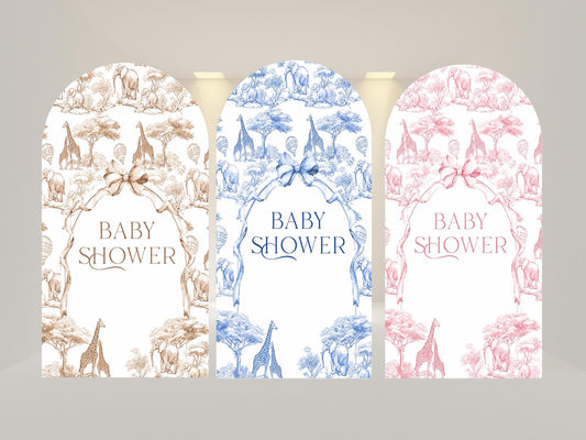 Baby Shower Arch Backdrop Cover | Fabric Backdrop| Ship from USA|Stretch Fabric Backdrop