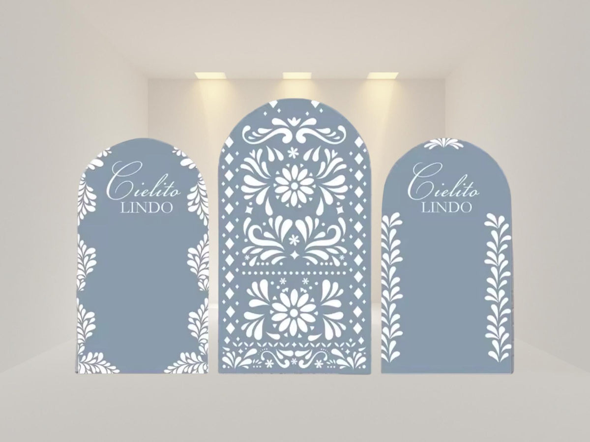 Cielito lindo Arch Backdrop Cover | Fabric Backdrop| Ship from USA|Stretch Fabric Backdrop