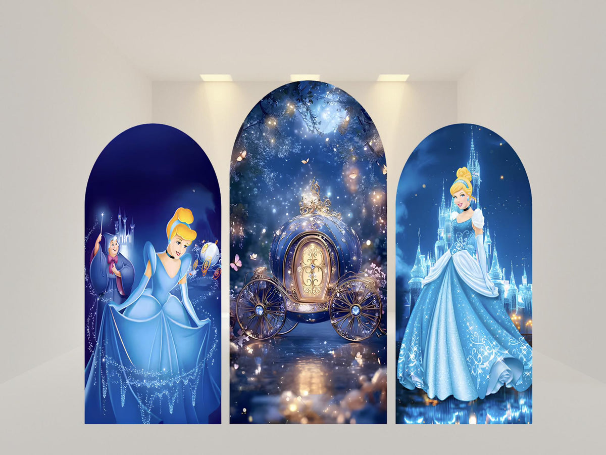 Princess Arch Backdrop Cover | Fabric Backdrop| Ship from USA|Stretch Fabric Backdrop