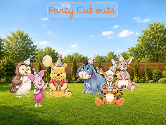 Bear Cutout| Fabric Life Size Cutout,Party Decor, Indoor Outdoor Yard Sign, Photo Prop